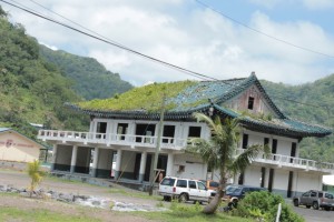 pago samoa american tutuila island pagoda